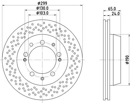 HELLA PAGID Piduriketas 8DD 355 104-751